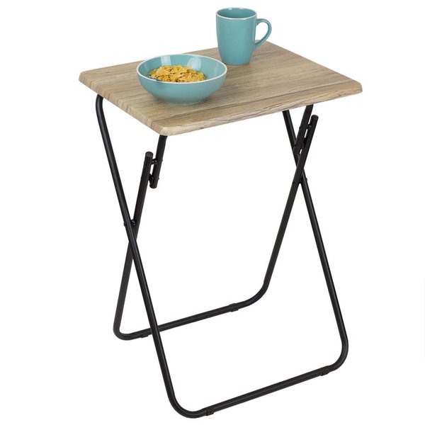 Home Basics Home Basics Multi-Purpose Foldable Table, Natural ZOR96322